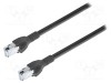 Cablu patch RJ45 Belden SF/UTP Cat 5e 3m litat PVC negru