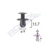 Clips Fixare VW 9x11.7mm Negru, Set 10 Bucati, Piese Auto