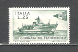 Italia.1971 Ziua marcii postale-Vapor SI.800, Nestampilat