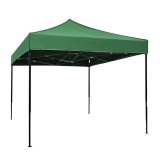 Pavilion extensibil gradina, 3 x 3 m, patrat, cadru metalic, sistem tip ancora, Verde, General