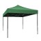 Pavilion extensibil gradina, 3 x 3 m, patrat, cadru metalic, sistem tip ancora, Verde