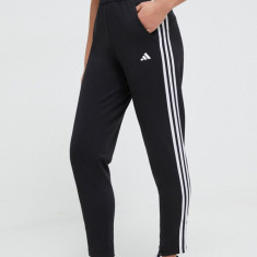 adidas Performance pantaloni de antrenament Training Essentials culoarea negru, cu imprimeu HZ5646