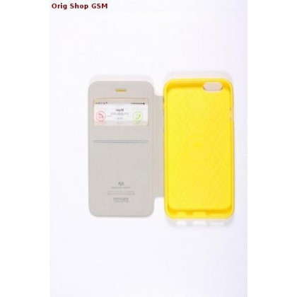 Husa Mercury WOW Bumper Apple iPhone 6 4,7inch Galben Blister