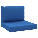 Cumpara ieftin Perne pentru canapea din paleti, 2 buc., albastru, textil