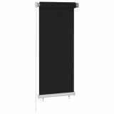 VidaXL Jaluzea rulou de exterior, negru, 60x140 cm