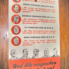 B85-I-3Reich-Manifest propaganda nazist pentru radioul german.