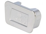 Capac de protecție metalizat pentru conectori D-Sub 9 și D-Sub HD 15 pin