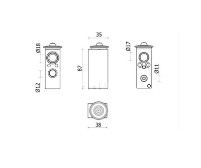 Supapa de expansiune Mahle, OPEL CROSSLAND X, 2017-, aluminiu, foto