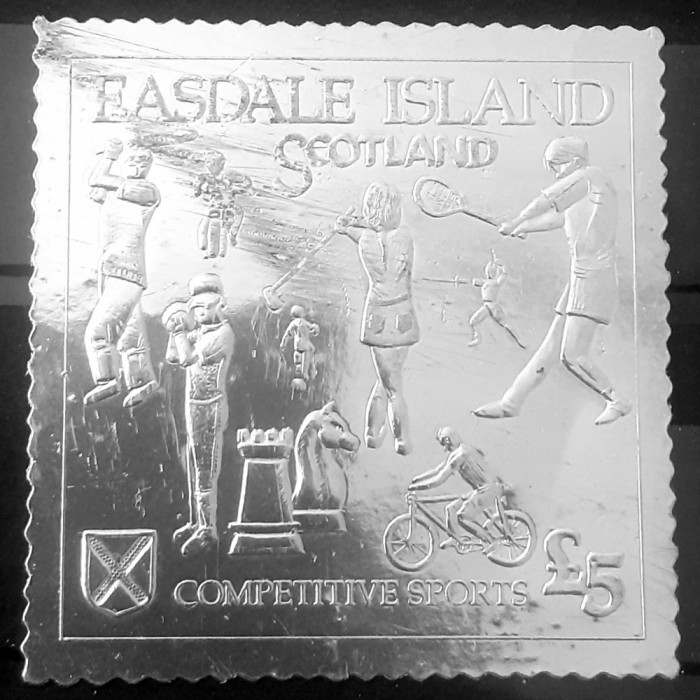 Easdale island , sah,tenis, ciclism, competiti sportive, foita argint