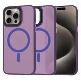 Husa pentru iPhone 15 Pro Max - Techsuit HaloFrost&nbsp;MagSafe Series - Deep Purple