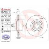 Set disc frana Audi A4 B5 (8d2) 11.94-12.01, A4 B7 (8ec) 11.04-01.09, A4 B7 Avant (8ed) 11.04-11.08, A4 B7 Convertible (8he) 01.02-01.10, A6 C5 (4b2), BREMBO