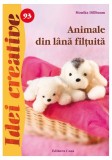 Animale din l&acirc;nă filţuită. Idei creative 93 - Paperback brosat - Monika Dillbaum - Casa