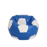 BEAN BAG MONDO BALL - IMITATIE PIELE - ALBASTRU/DIVERSE CULORI - Cognac 8070