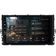 Navigatie Volkswagen Transporter Caravelle (2020+) 4GB RAM Android 13 Octacore Slot Sim 4G DSP GPS Wi-FI Carplay Android Auto USB Bluetooth Waze Touch