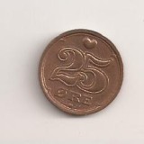 Moneda Danemarca - 25 Ore 1999, Europa