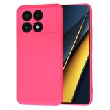 Husa silicon Xiaomi Poco X6 Pro Techsuit SoftFlex, fucsia