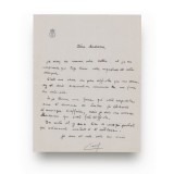 Regele Carol al II-lea, scrisoare expediată unei doamne