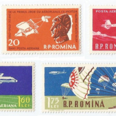 Romania, LP 500/1960, Ziua Aviatiei, eroare, MNH
