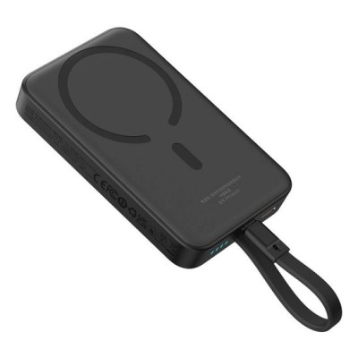 Acumulator Extern MagSafe, USB-C, Lightning, 30W, 10000mAh - Baseus Magnetic Mini (P1002210B113-00) - Black foto