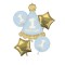Buchet Little Mister One-derful 1st Birthday 5 baloane folie
