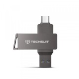 Memorie Externa USB-A 3.0 / USB-C Techsuit THSM20, 128Gb