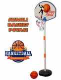 Cos de baschet reglabil cu suport Footed Basket Hoop, Ucar Toys