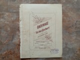 BADINAGE par Victor Herbert &ndash; Arrangement pour le PIANO, Alexandre Rihm (Ed. Edward Schuberth &amp; Co., New York)