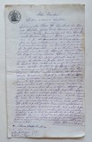 Act de v&acirc;nzare Rom&acirc;nia 1892 &ndash; V&acirc;rlezi Covurlui &ndash; timbru de lux 1 Leu