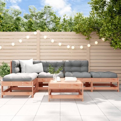 Gossi set mobilier de gradina cu perne, 6 piese, lemn masiv douglas foto