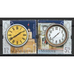 Moldova 2018 Mi 1063/64 MNH - Orologiile Chișinăului, ceasuri