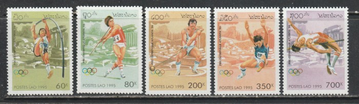 Laos 1995 - Jocurile Olimpice Atlanta 5v MNH