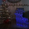 VidaXL Decorațiuni reni de Crăciun, 3 buc., 60x16x100 cm, acril 3154367
