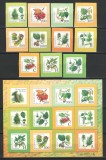 Belarus 2004 Mi 530/40 + 530/40 klb MNH - Copaci si arbusti