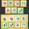 Belarus 2004 Mi 530/40 + 530/40 klb MNH - Copaci si arbusti