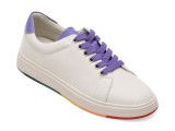 Cumpara ieftin Pantofi sport PASS COLLECTION albi, KL60019, din piele naturala