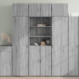 vidaXL Dulap &icirc;nalt, gri sonoma, 70x42,5x185 cm, lemn prelucrat