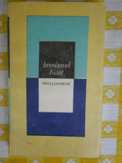 Prolegomene-Immanuel Kant-ed.Stiintifica si Enciclopedica 1987 foto