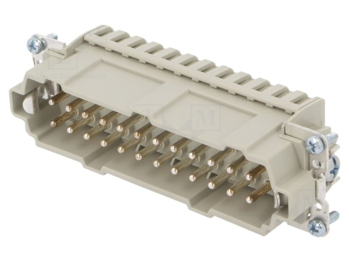 Conector HDC inserturi contact tată 24 pini