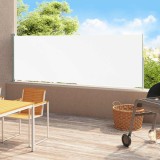VidaXL Copertină laterală retractabilă de terasă, crem, 200 x 500 cm