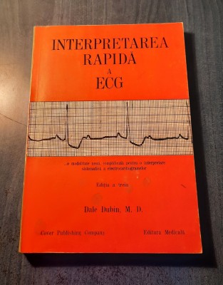 Interpretarea rapica a ECG un curs programat Dale Dubin foto