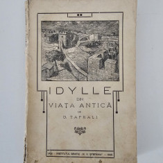 Carte veche 1935 O Tafrali Idylle din viata antica