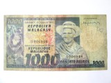 Rara! Republica Malgasa/Madagascar 1000 Francs/200 Ariary 1974 la cel mai mic pret