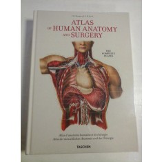 ATLAS OF HUMAN ANATOMY AND SURGERY The complete plates - J. M. Bourgery &amp; N. H. Jacob