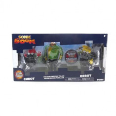 Set Figurine Sonic Boom Figure Diorama Cubot Orbot Parallel Universe Villain Figure foto