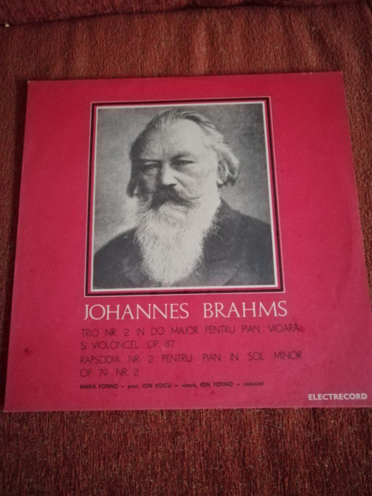 Brahms - Maria Fotino, Ion Voicu, Ion Fotino-Electrecord &lrm;-ECE 0632 vinil vinyl