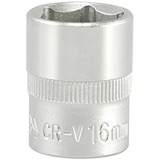 Yato YT-3811 - Capat cheie tubulara cu profil hexagonal interior 6 laturi 16 mm 3/8 inch