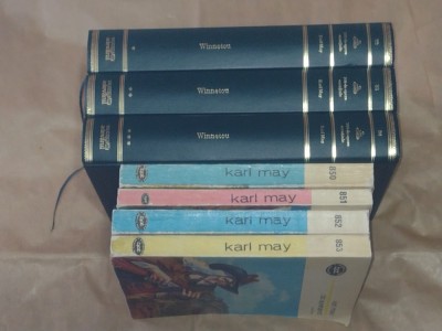 KARL MAY - OLD SUREHAND vol.1.2.3.4. + WINNETOU vol.1.2.3. ADEVARUL NR.32,33,34 foto