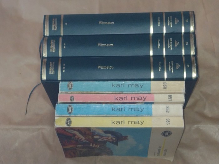 KARL MAY - OLD SUREHAND vol.1.2.3.4. + WINNETOU vol.1.2.3. ADEVARUL NR.32,33,34