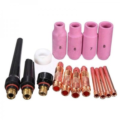 Set echipare standard pistolet TIG-WIG (16 accesorii) WeldLand Equipment foto