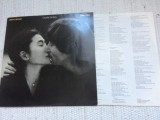 john lennon yoko ono double fantasy 1980 album disc vinyl lp muzica pop rock geffen records germany cu insert VG+